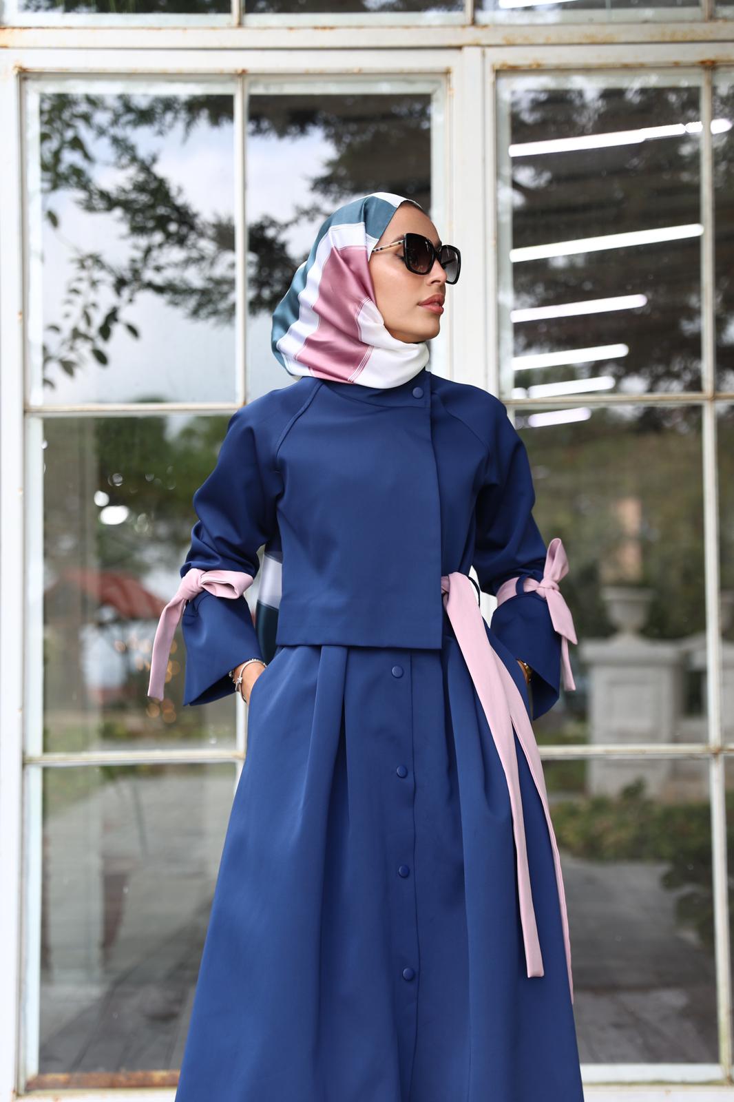 Modal Trenchcoat mit Kontrastgürtel – RH-M-TC-0004