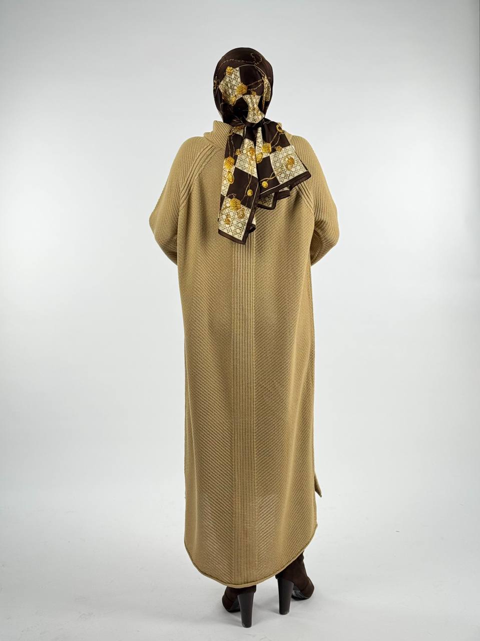 RUHENA Rollkragen-Strickkleid mit Schlitz – Einheitsgröße (38–48) | RH-B-EL-0018