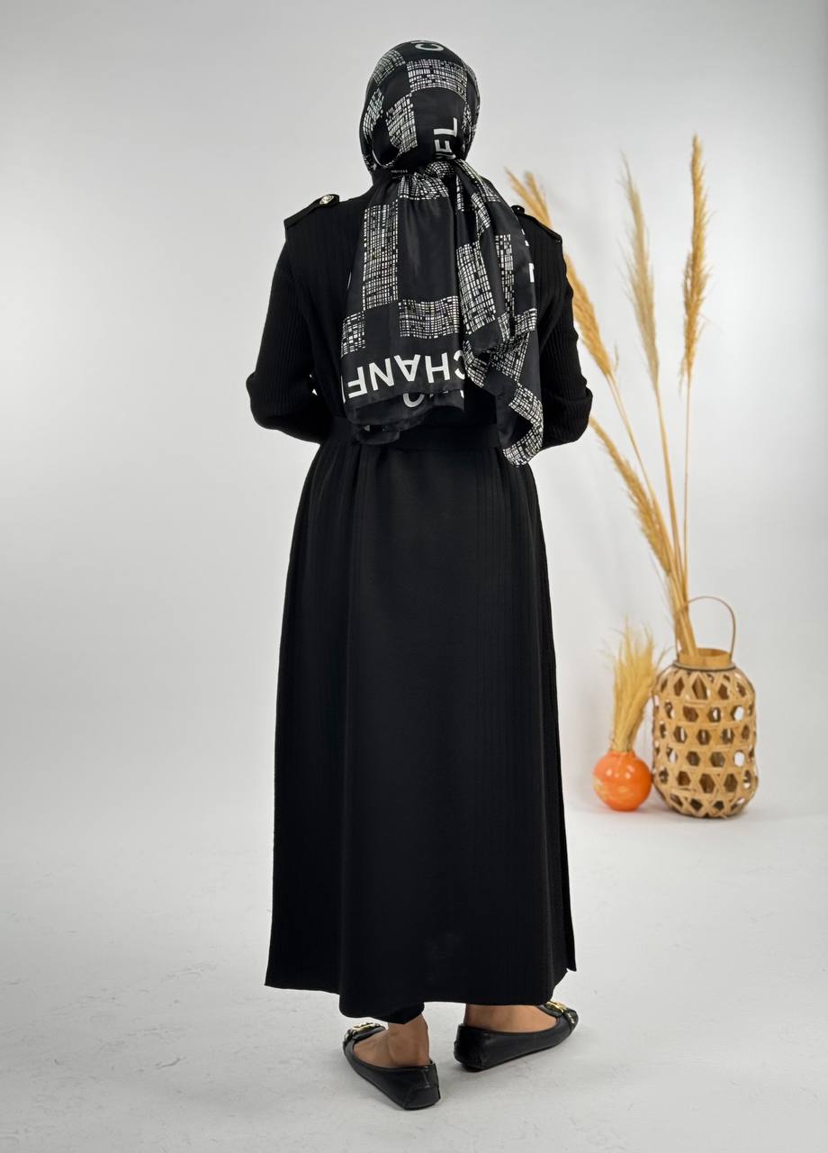 RUHENA Strickweste mit Gürtel – Einheitsgröße 38–48 (RH-B-KP-0001)