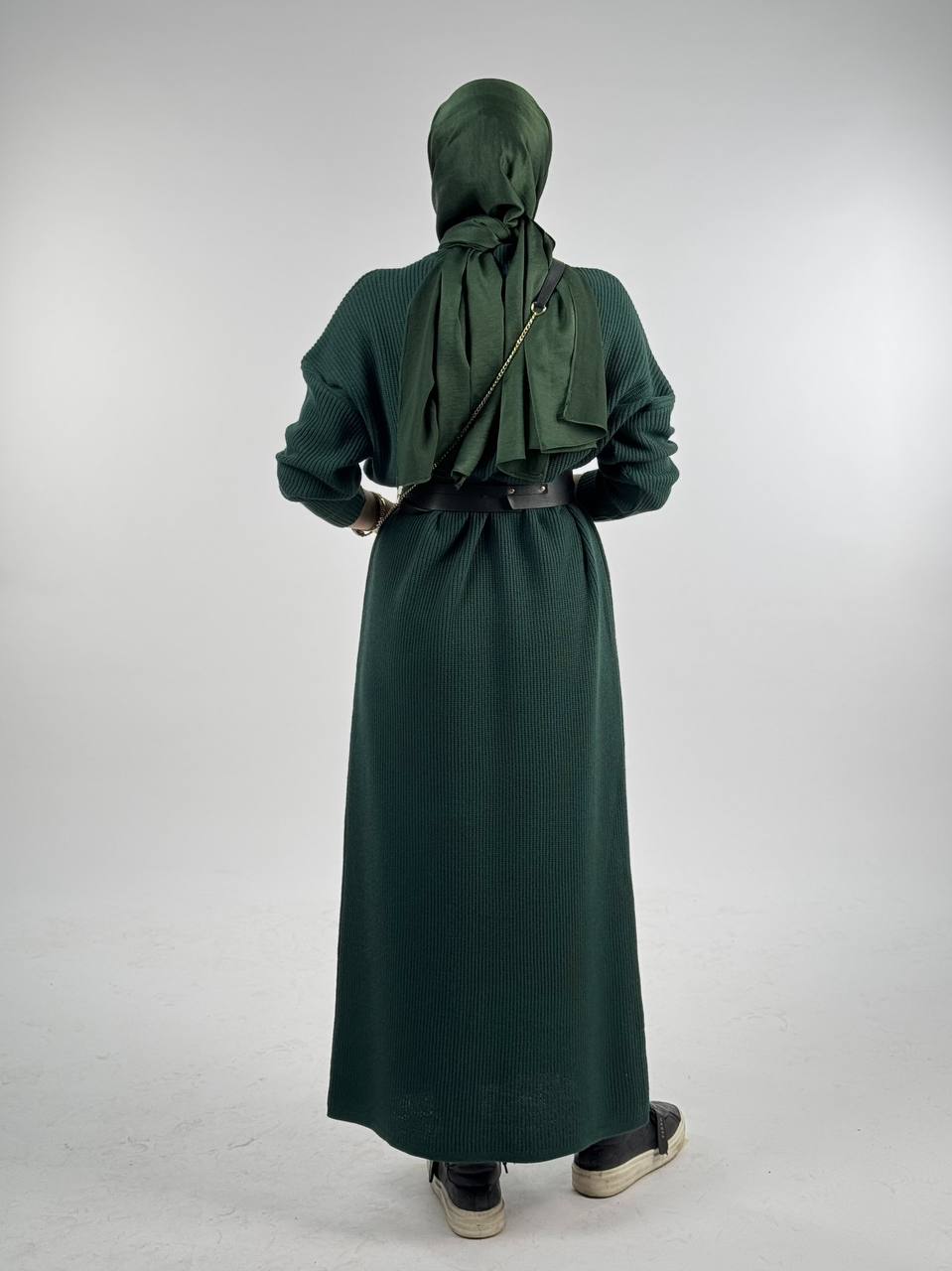 RUHENA Strickkleid mit halbhohem Rollkragen – Einheitsgröße (36–46) | RH-B-EL-0015