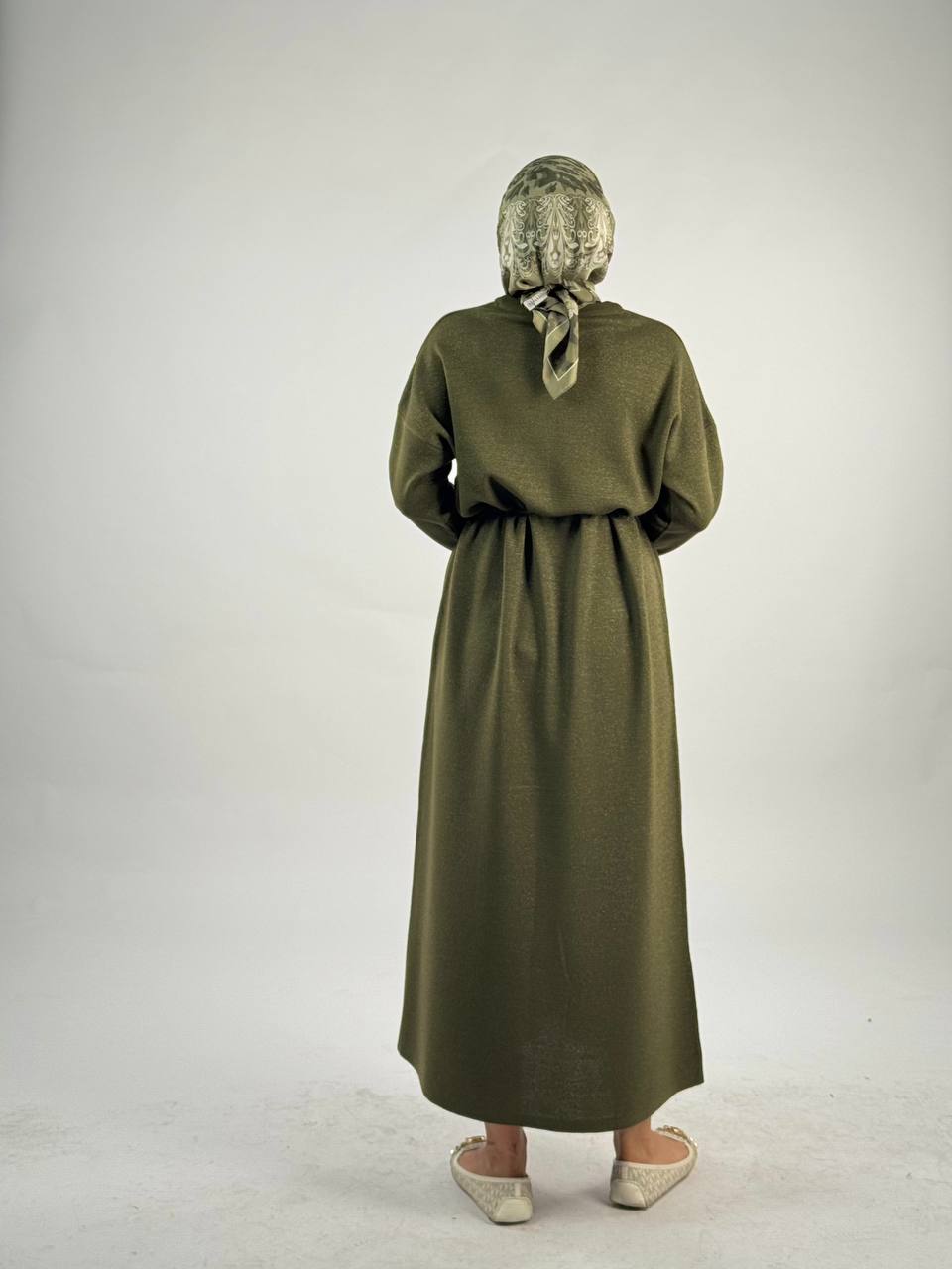 RUHENA Strickkleid mit Glitzergarn – Einheitsgröße (38–48) | RH-B-EL-0016