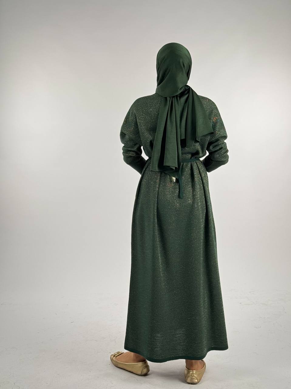 RUHENA Strickkleid mit Glitzergarn – Einheitsgröße (38–48) | RH-B-EL-0016